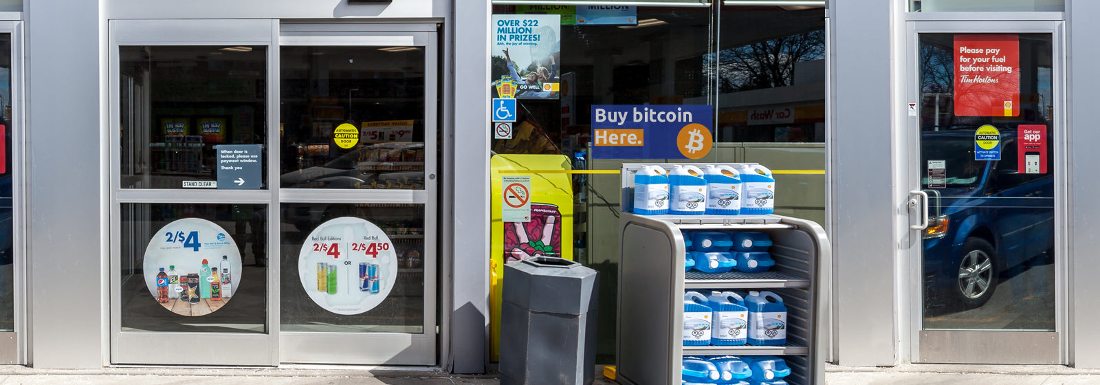 Buy Bitcoin Here Decals